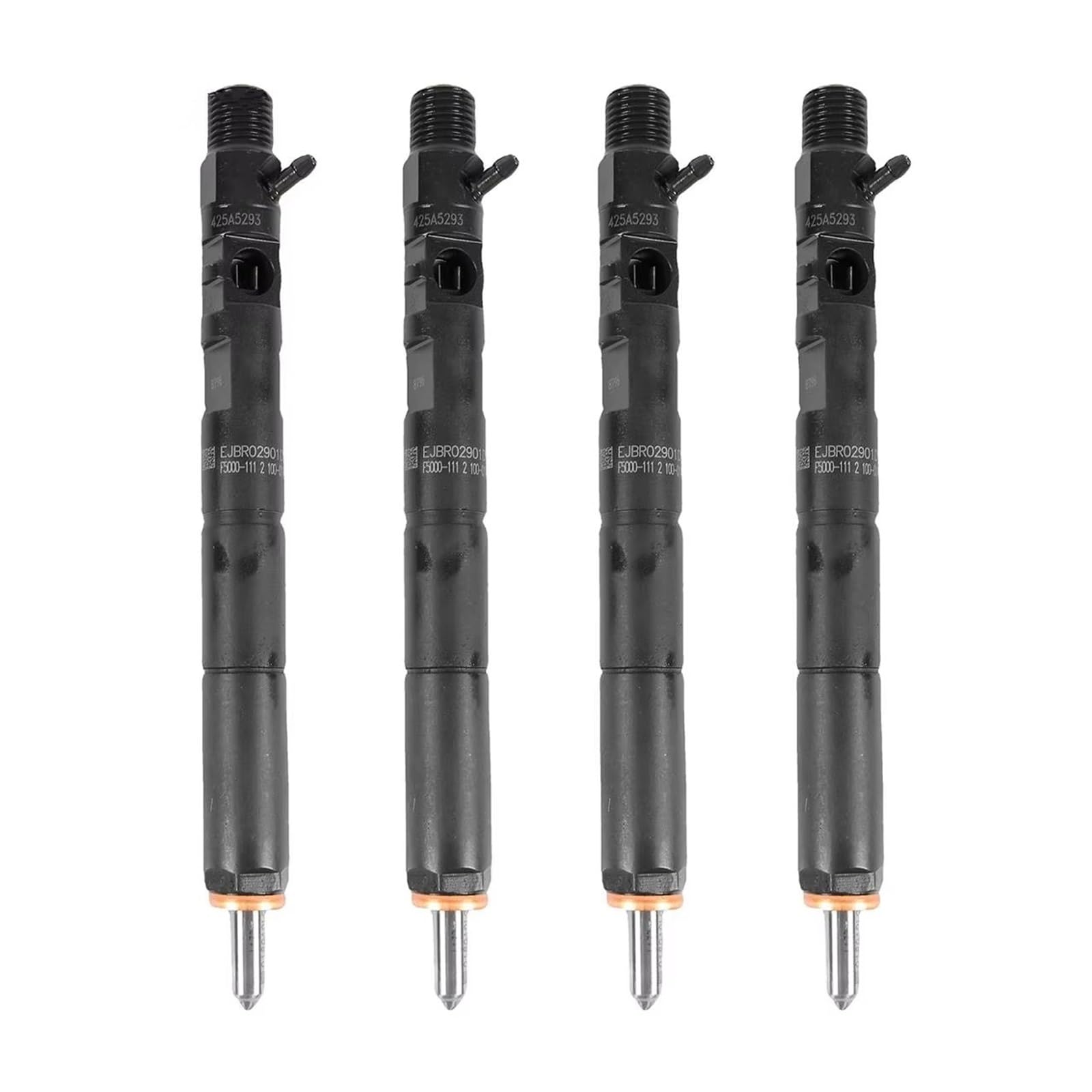 Uarrto One Color Fuel Injector For Hyundai For Terracan For Kia For Carnival For Sedona 2.9 Eu3 4Pc Diesel Fuel Injector 33800-4X800 Car Engine Replace Accessories Car Fuel Injector Nozzle