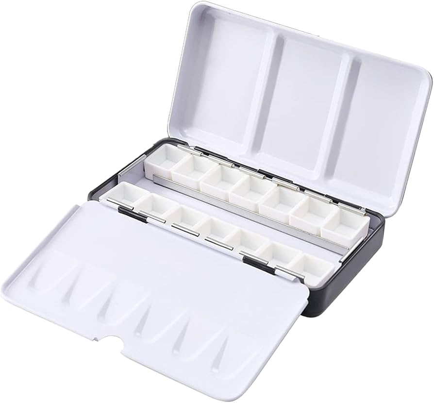 Amazon | kowaku 水彩パレット 金属缶ケース 空のペイントパン