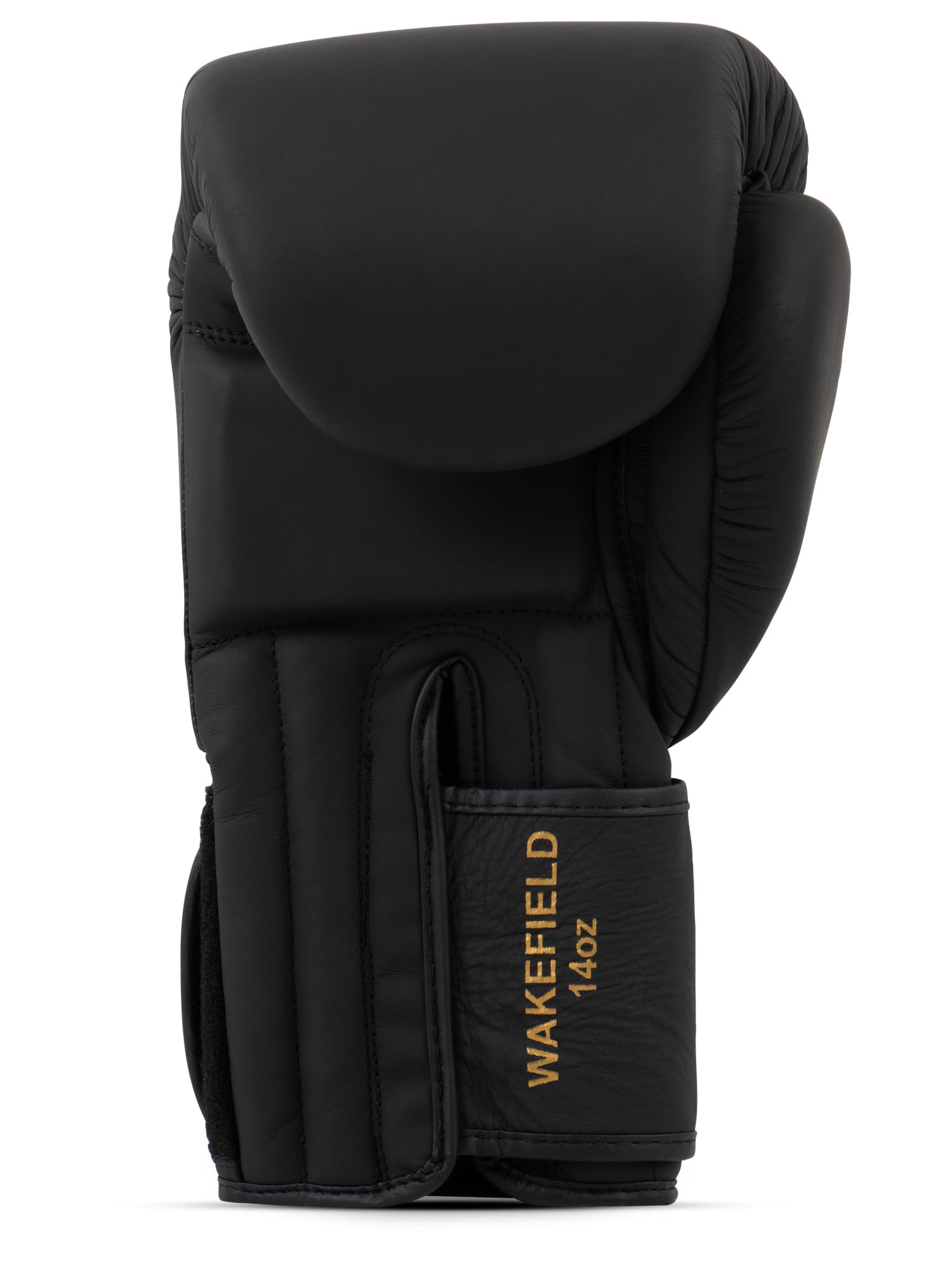 Benlee r?kawice bokserskie ze skóry Wakefield, kolor: czarny/z?oty, rozmiar: 14 oz