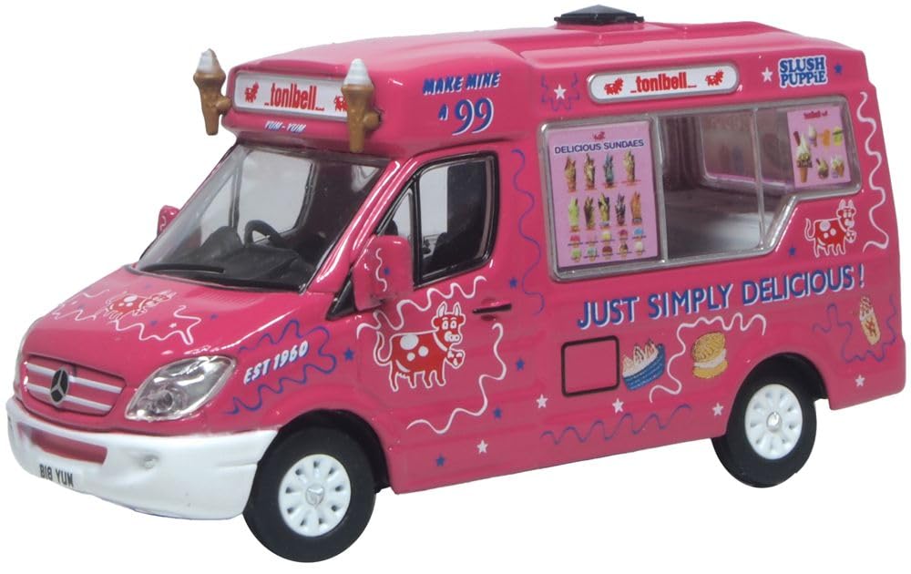 Oxford Diecast 1:76 Whitby Mondial Ice Cream Van Tonibell Collectable model 76WM009