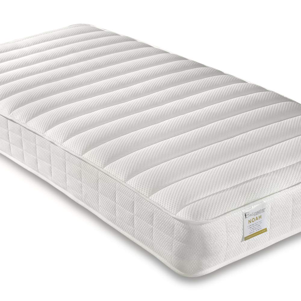 happybeds Memory Foam Open Coil Sprung, Noah Medium Soft Tension Mattress with Reflex Foam - 3ft Single (90 x 190 cm)