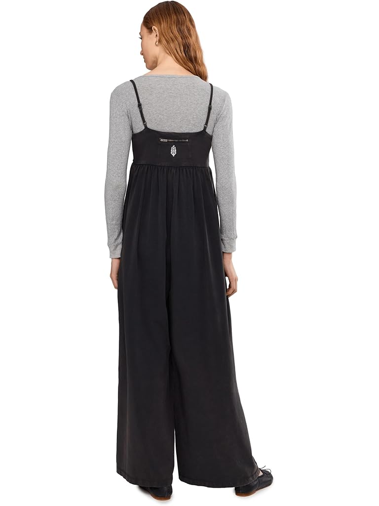 Black Free People Hot Shot Strappy One-Piece 2