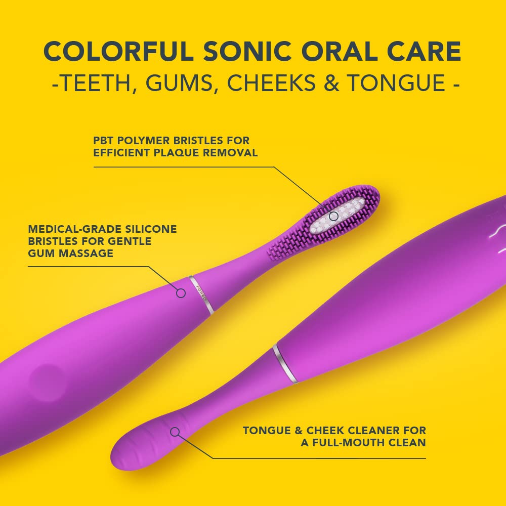 FOREO ISSA kids Çocuk Diş Fırçası (5-12 Yaş için), Merry Berry Shark