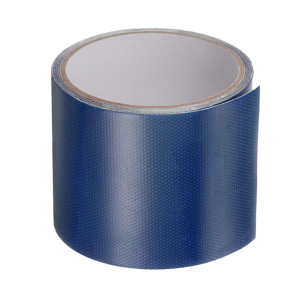 High Adhesive Tarpaulin Tape, Heavy Super Sticky Tape, for Indoor/Outdoor, Ultra Strong And High Strength Adhesive Tape, Colored Tape, Tent Tape Repair Waterproof (5m*5cm,Blue)