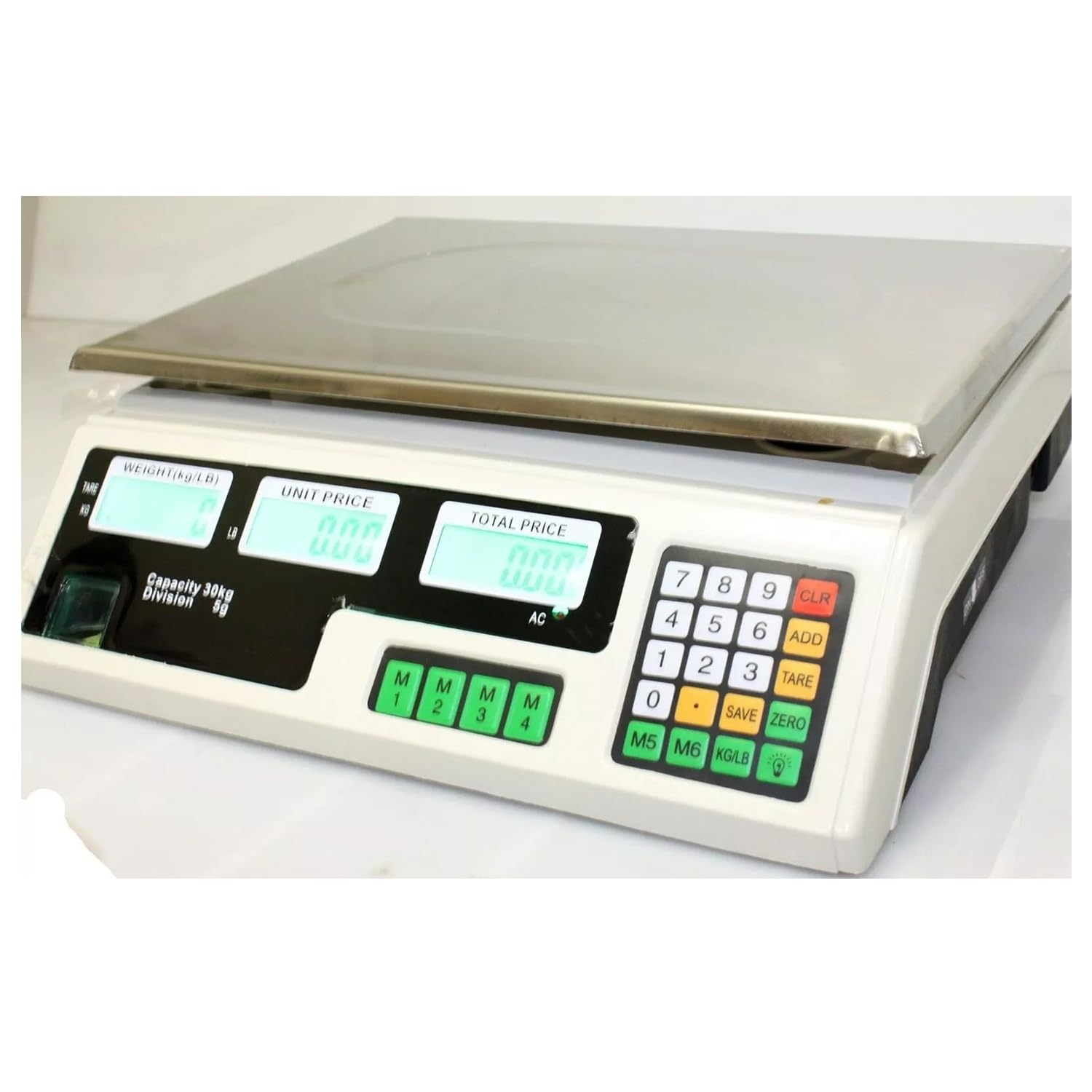 Detecto AP-4K All Purpose Scale, 4 kg Capacity, 6.75