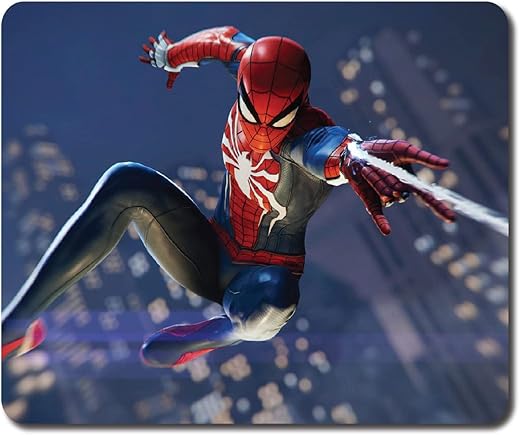 woopme® Superhero Theme Printed Mouse Pad Compatible for Boys Girls Kids Mouse Pads Laptop PC Computer Desktop Smooth Gaming L x H 24 x 20 CMS