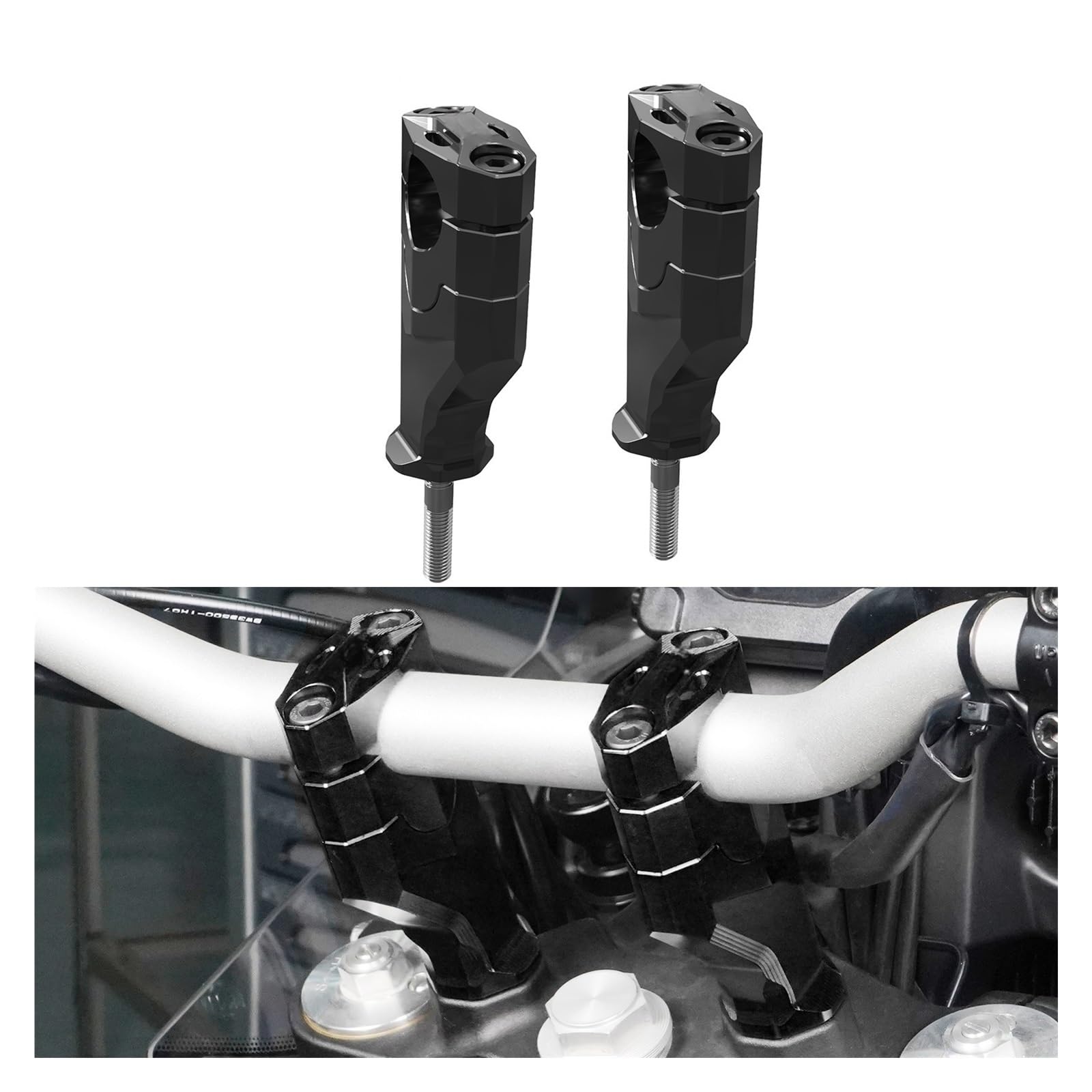 Riser per moto Accessori Moto Ricambi Riser Manubrio Da 20 Mm Per Tenere 700 /XTZ700 2019-2024 Rally Edition 20-24 World Raid 2022