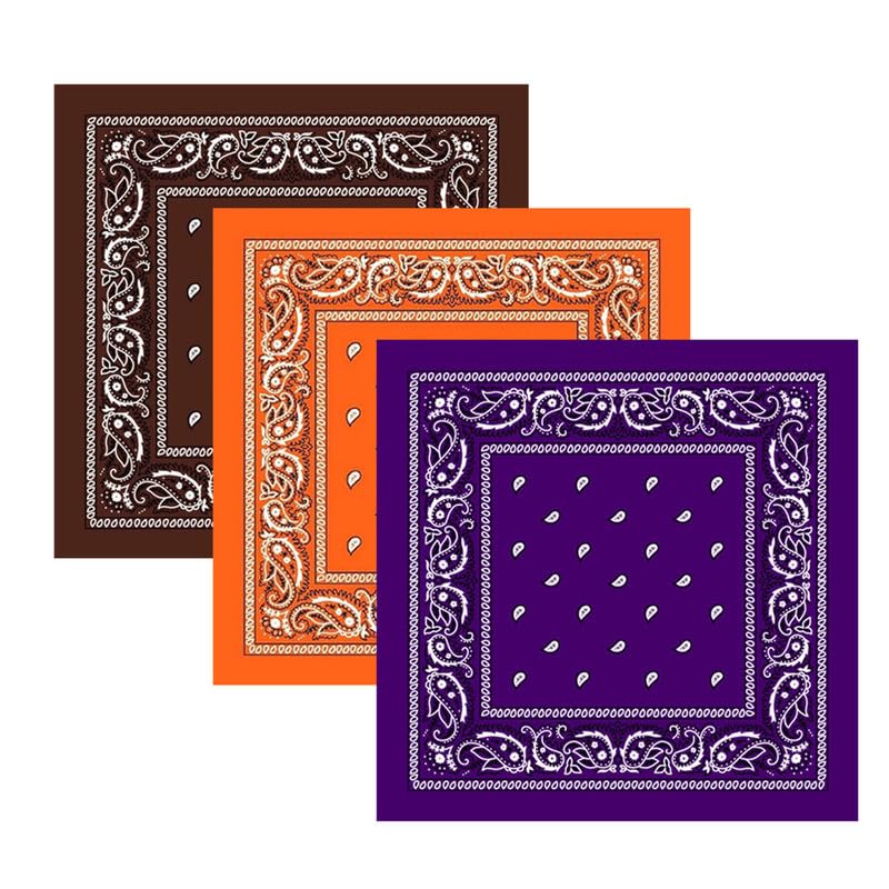 dikhawa Unisex Cotton Bandana/Head Wrap/Wristband/Face Cover/Handkerchief For Men And Women (50CM X 50CM_Pack of 3)-picture-49