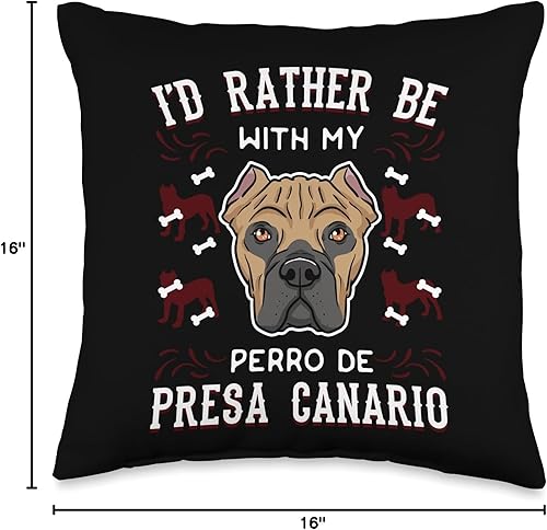 Miniatura 4 de Perro De Presa Canario Dueño De Perro Criador Canario Mastín Almohada