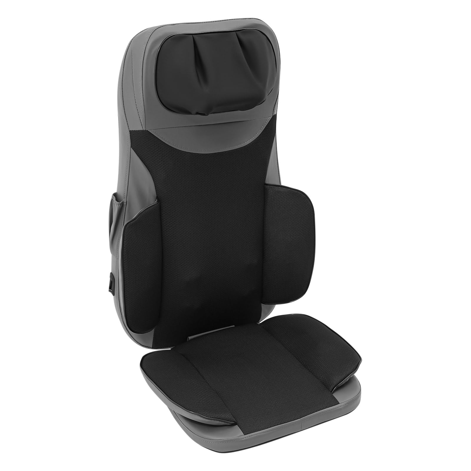Cuscino massaggiante Shiatsu, 36 W, con funzione di calore, 5 modalità, per massaggiare le vibrazioni, per auto, ufficio, con telecomando, 3D, timer da 15 minuti