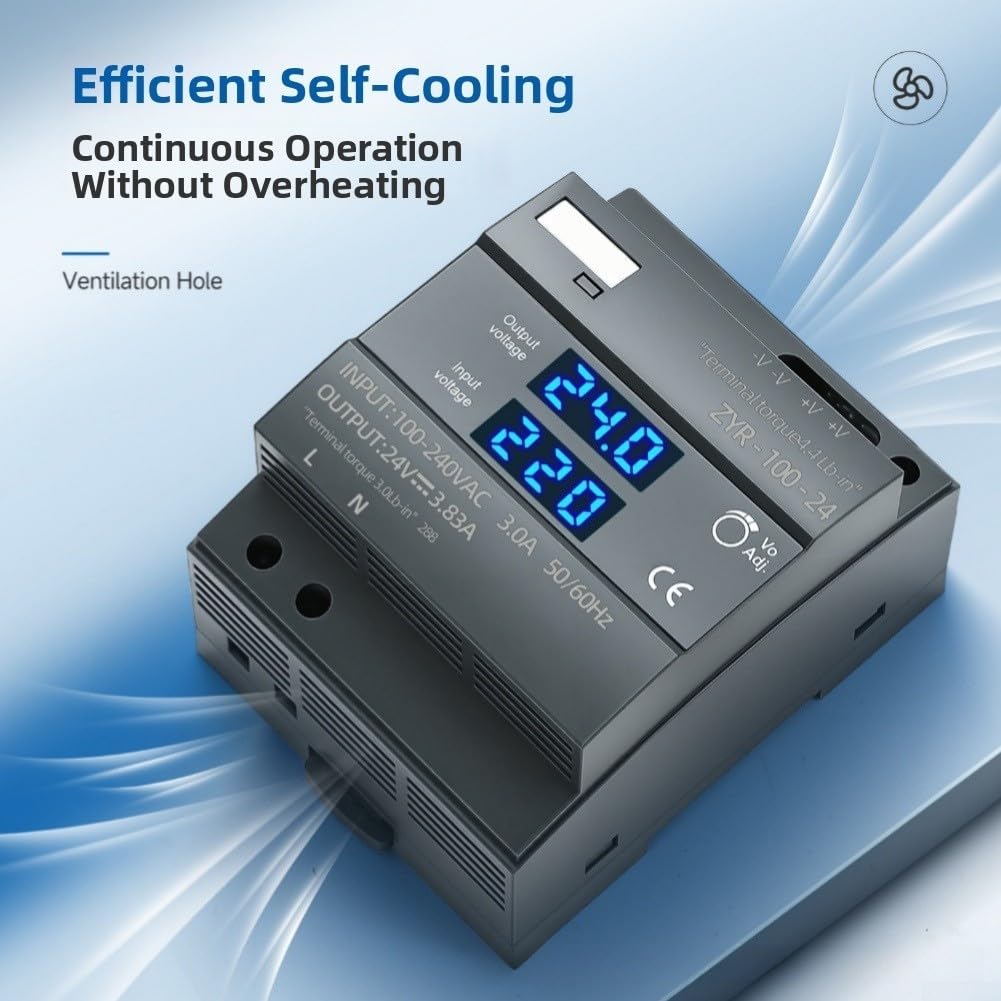 Bloc d'alimentation 100 W 12/24 V avec affichage numérique