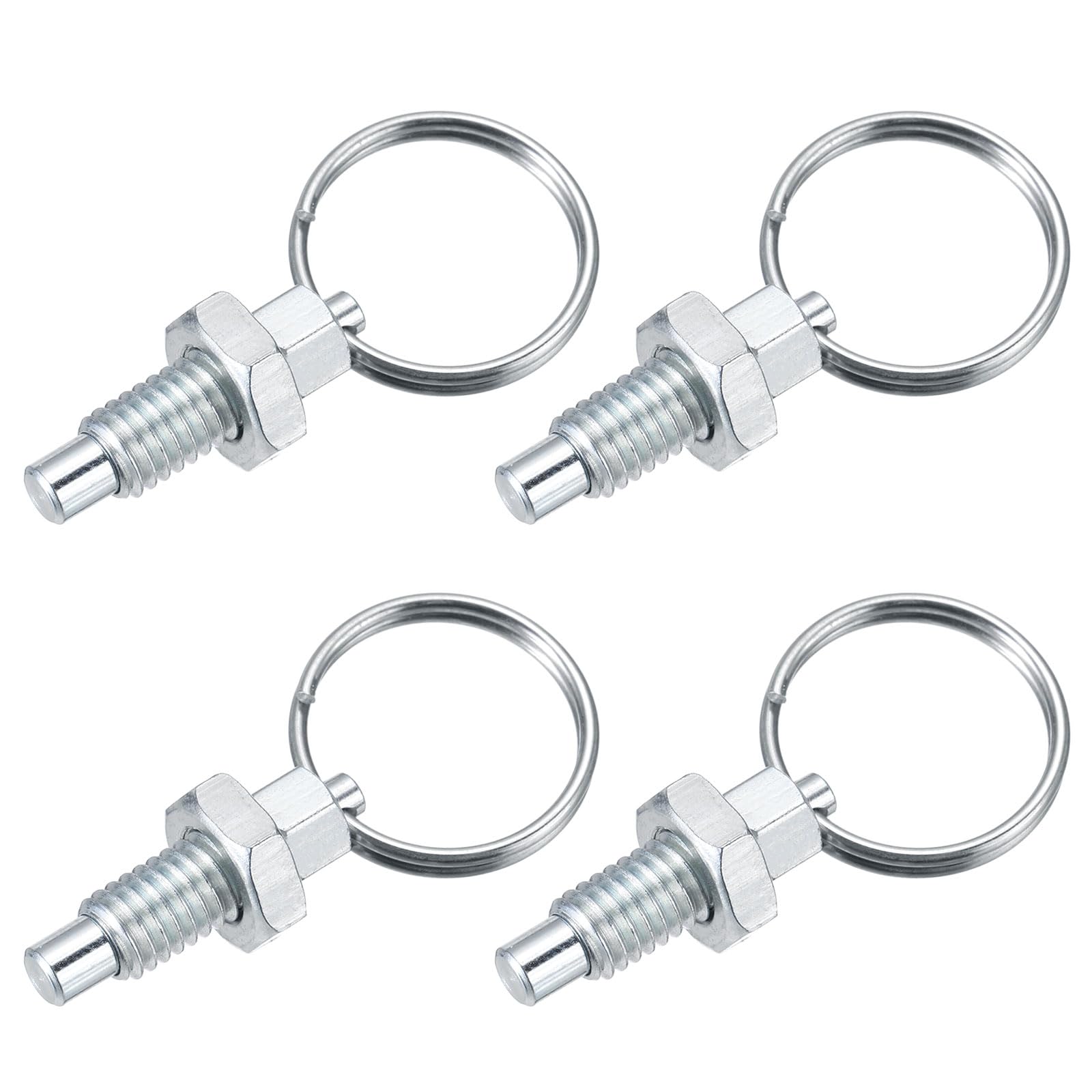 PATIKIL 4 Pcs Spring Plunger with Pull Ring