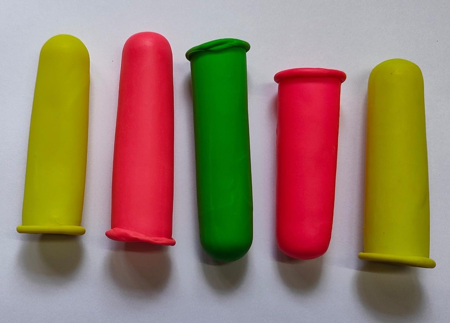 Myfam Rubber Finger caps for Cutting Vegetables MultiColour 20 no