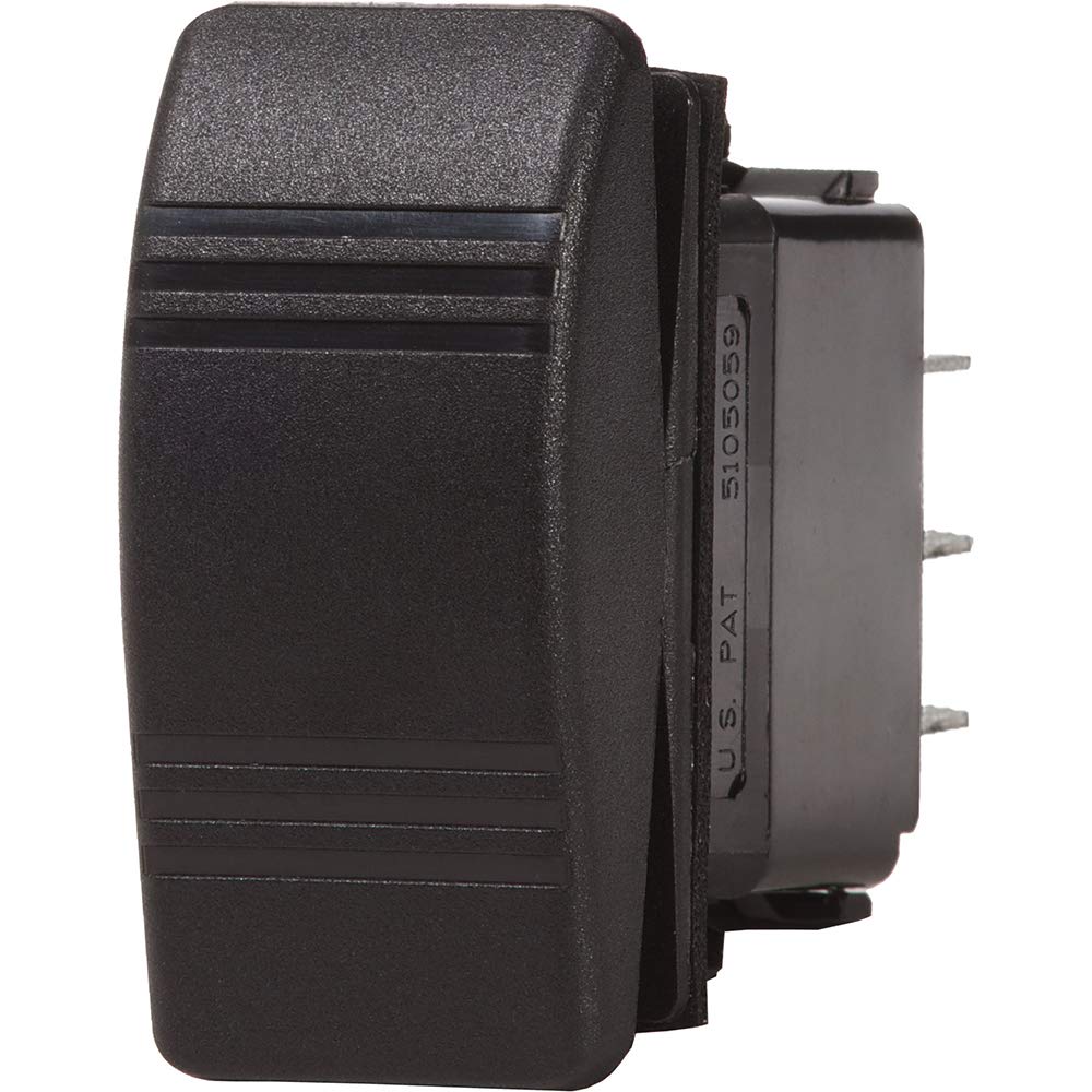 Blue Sea Systems 8285 Contura (ON)-OFF-(ON) SPDT Switch, Black
