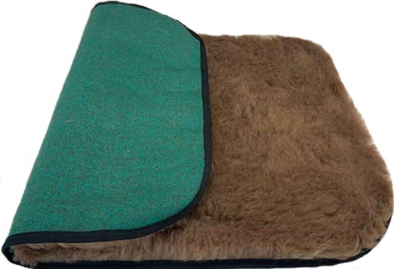PnH Veterinary Bedding®- CLASSIC RANGE Binded for Extra Strength & Durability. Soft Fleece Vet Bedding Pieces with a Professional Look. GREY, WHITE - MANY COLOURS, MANY SIZES (BROWN, 100cm x 100cm)