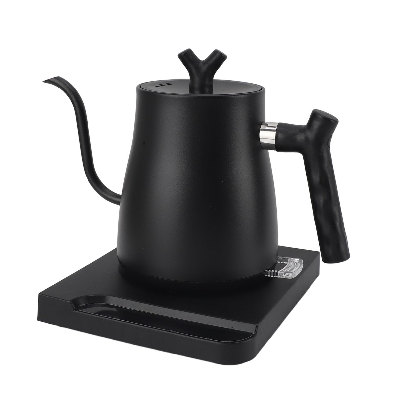 Hervidor Eléctrico con Cuello de Cisne de 1000 W, Calentamiento Rápido, Acero Inoxidable, Capacidad de 800 Ml con Vertido Preciso, Ideal para Preparar té y café (Enchufe europeo