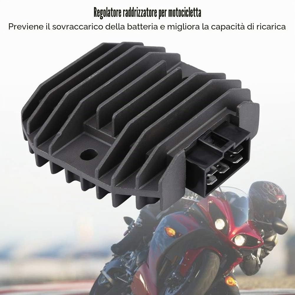 KIMISS Regolazione del raddrizzatore del motociclo in alluminio Regolazione del raddrizzatore YZF-R1 1999-2001 R6 1998-2002