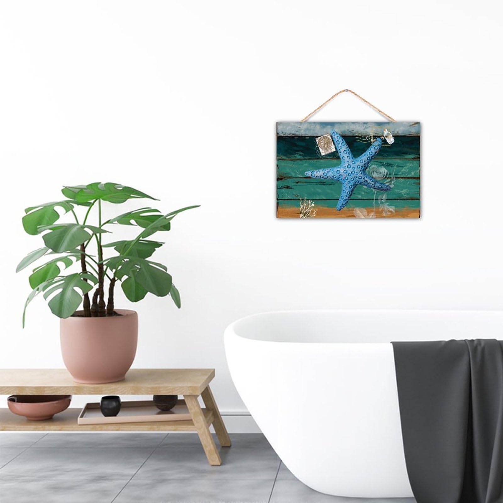 Décoration en bois MDF Palmier tropical XXL