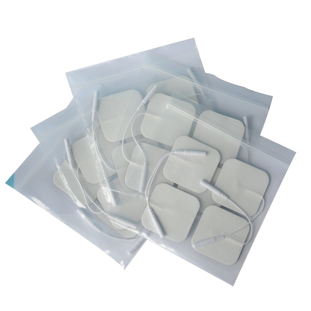 Électrodes TENS EMS réutilisables 2x2cm pour votre bien-être