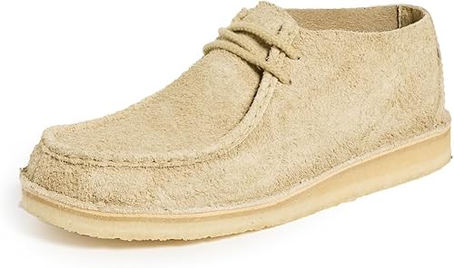 Clarks Men's Desert Nomad Oxford Maple Hairy Suede 7 Medium