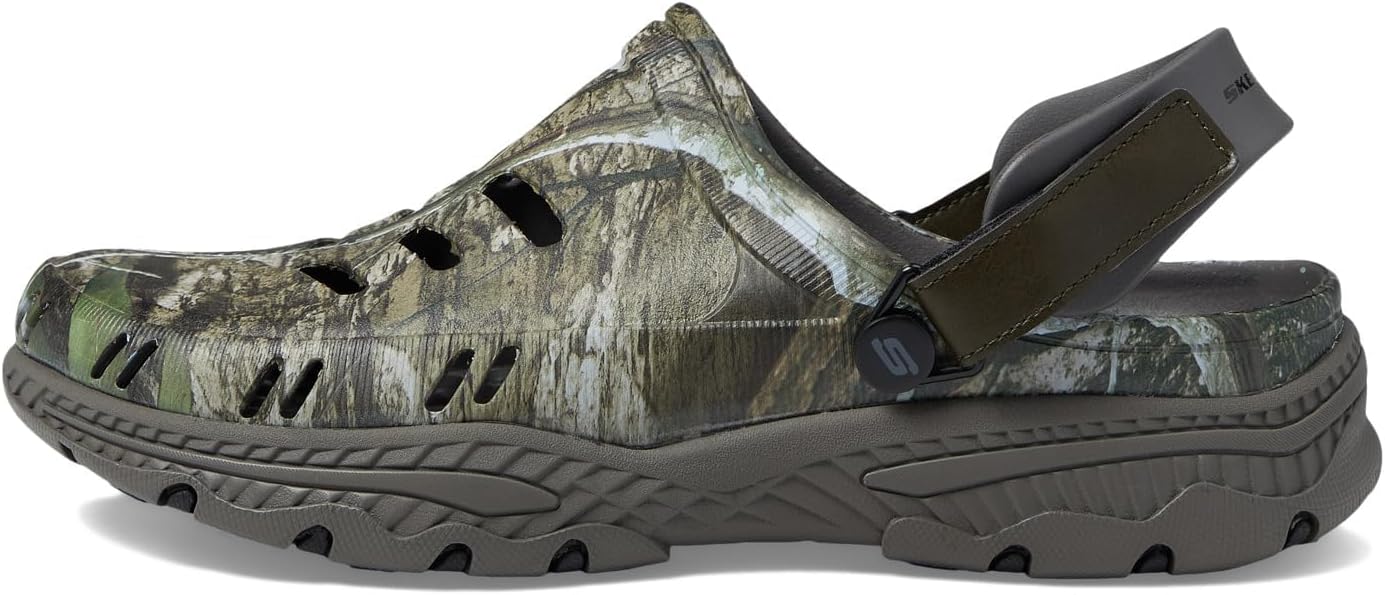 Skechers USA Men's Men's Creston Ultra Mossy Oak Country DNA Clog, Khaki, 13