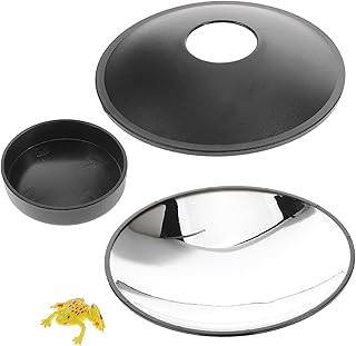 Vaguelly 3D Illusion Mirror Alien Mirror Instant Holographic Mirror Optical Illusion Visual Parabolic Mirror Reflector Lad...