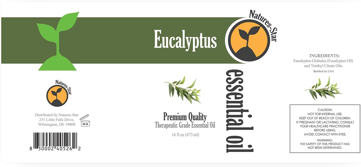 16oz Eucalyptus Essential Oil, Therapeutic Grade, Candle Making, Candle Scents, Soap Making, Aromatherapy Oil - Eucalyptus Scent - Image 2
