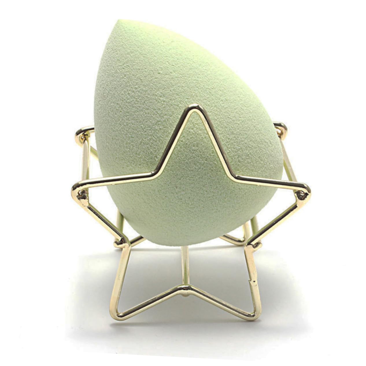 Outanaya 4PCS Star Shape Makeup Sponge Drying Rack Cosmetic Egg Holder for Beauty Tool Storage Durable Puff Display Stand Ventilated Design for Healthy Sponge Care