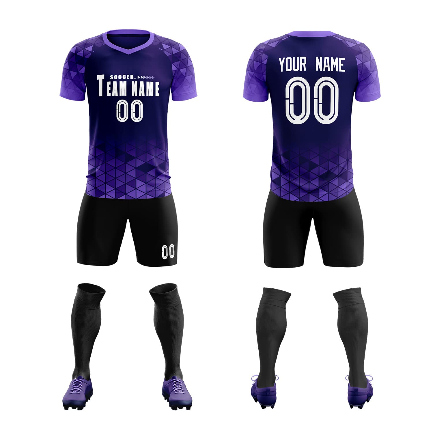 Custom Soccer Jersey Name Number Sports Team Training Uniform Personalized Football Jerseys for Men Women Kids