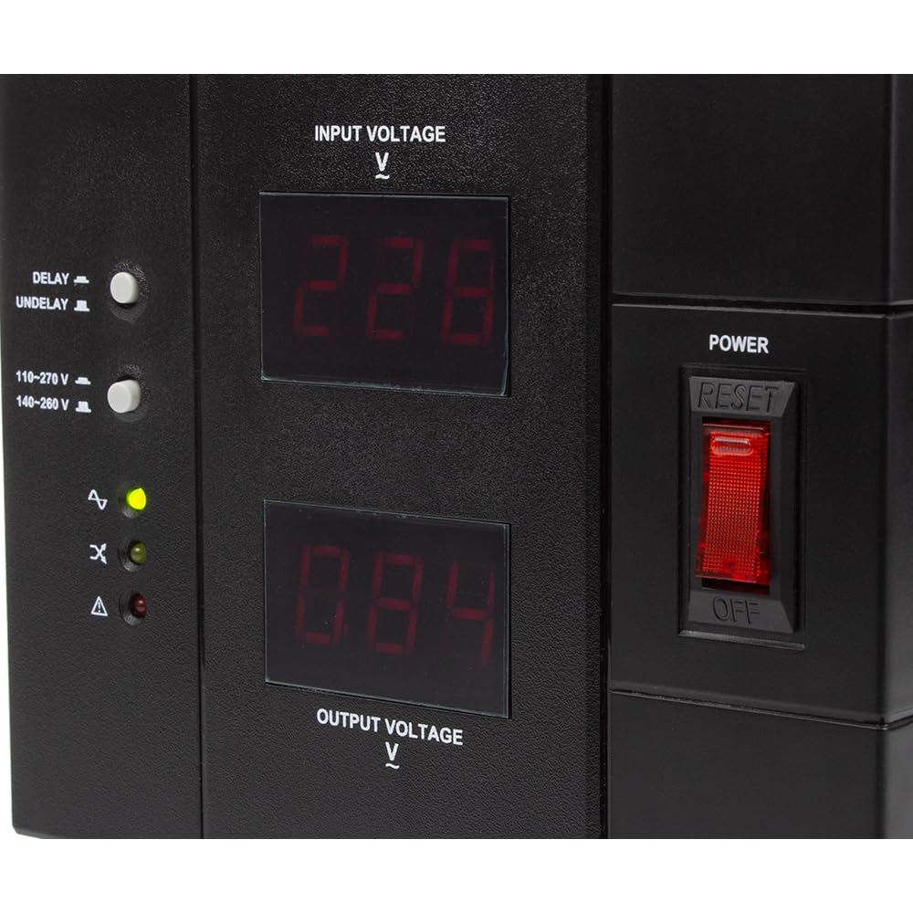 Lapara AVR Regulador automático de Voltaje 3000 VA LA-AVR-3000