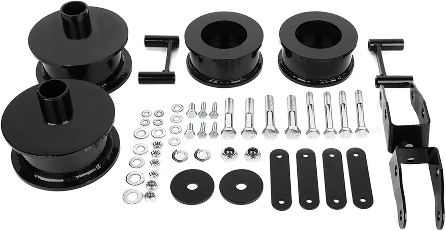 FINDAUTO 2.5" Front and 2" Rear Leveling Lift Kits Fit for Jeep Wrangler (2007-2018) for Wrangler JK (2018-2018) 2.5 Inch/2 Inch Front/Rear Strut Spacer Suspension Lift Kits Lift Spacers