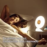 Philips Reloj despertador SmartSleep HF3500 / 60 Wake-Up Light Therapy con simulación Sunrise, blanco