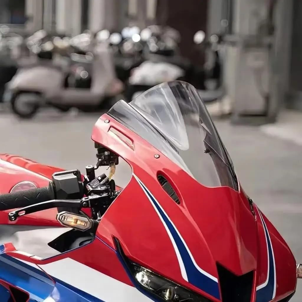 Szybka szyba motocyklowa Pasuje do Hondy CBR600RR | Motocykl turystyczny Sportowa osłona przedniej szyby Deflektor wiatrowy(Black)