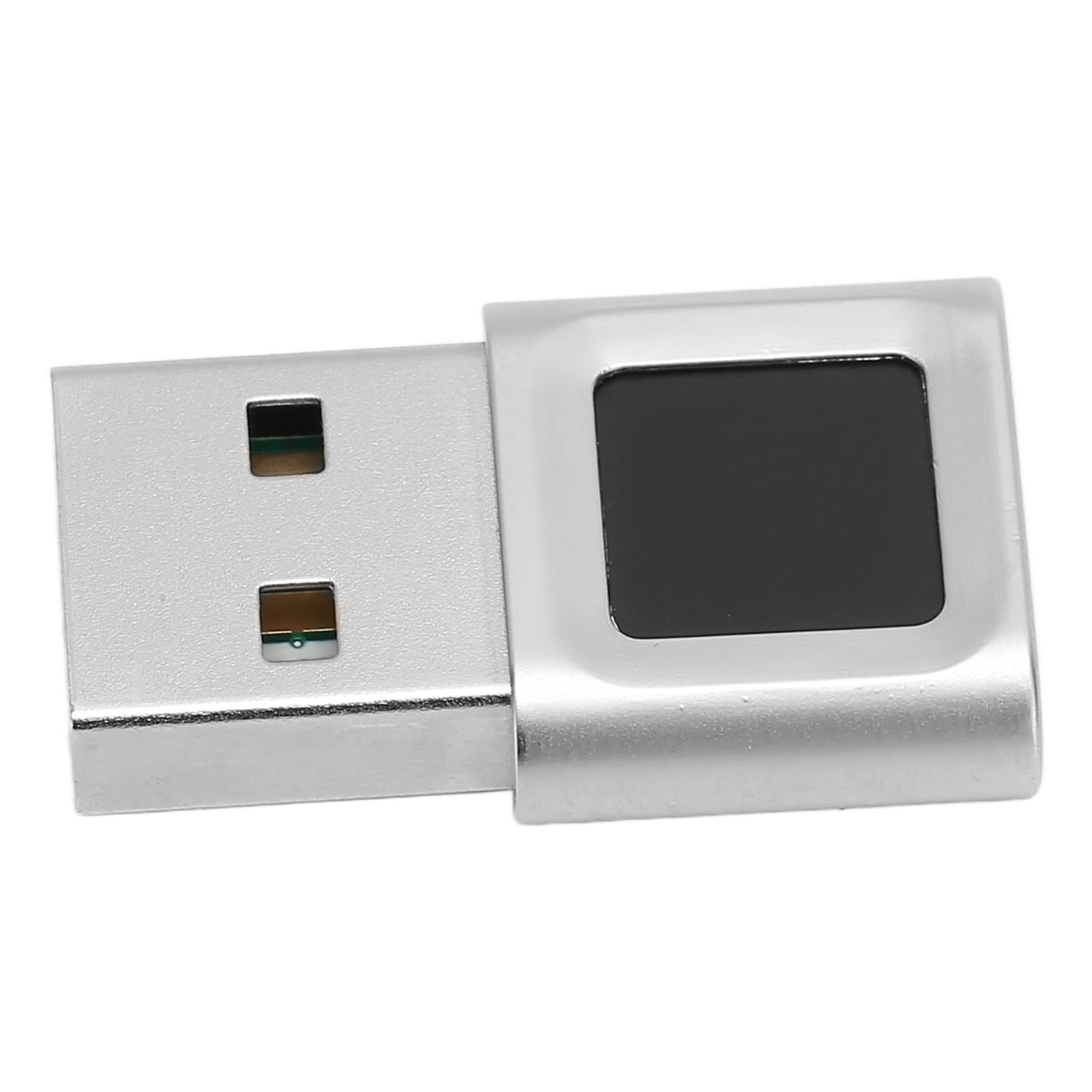 KIMISS Arcanite - Lector de Huellas Dactilares USB para PC 11, aleación de Zinc de 360 Grados, táctil, de Alta sensibilidad, Hello