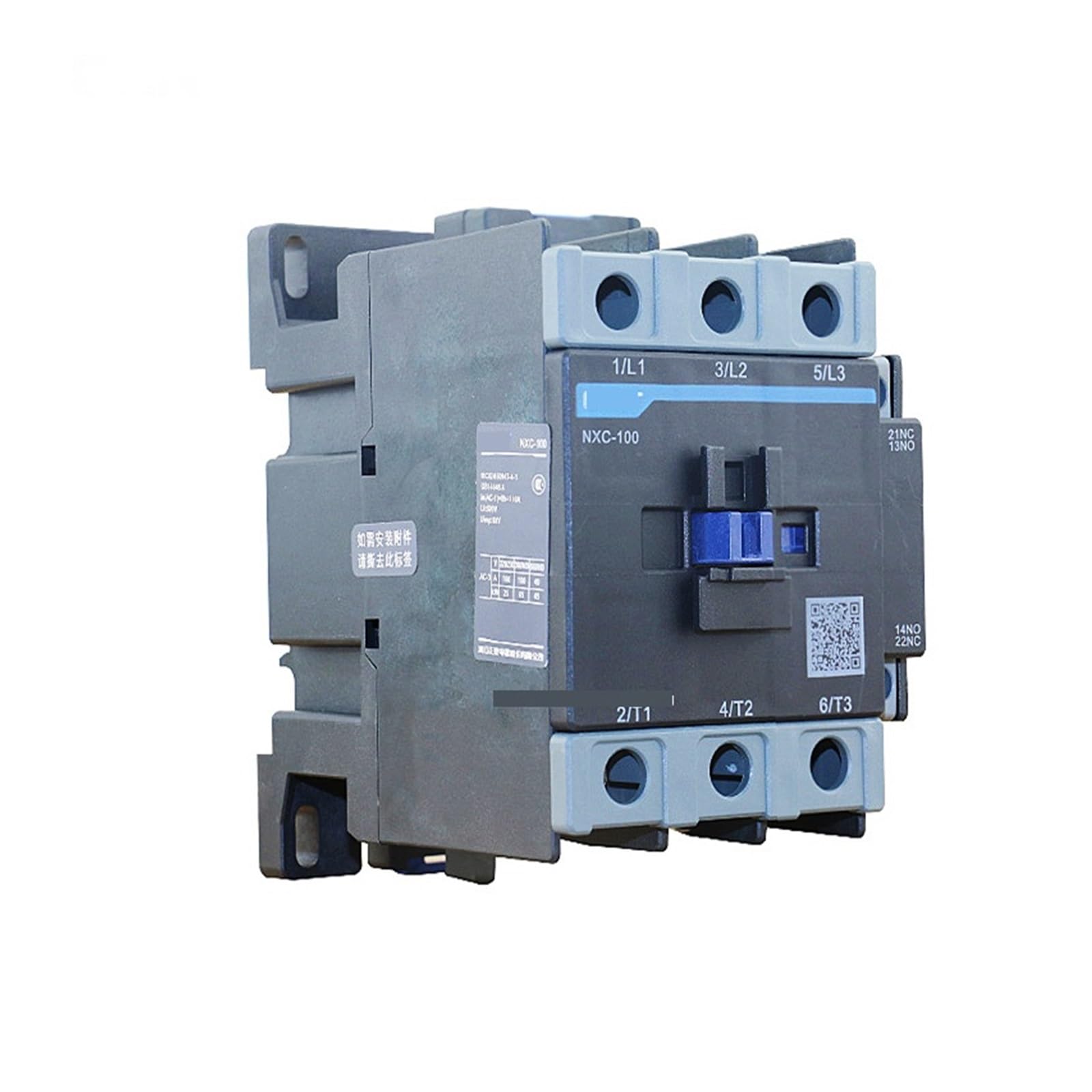 AC contactor NXC-100 100A LC1D AC Contactor NO NC 3-Phase DIN Rail Mount Electric Power LC1 Contactor AC 24V 36V 110V 220V 380V (Color : NXC-100, Size : 36V)
