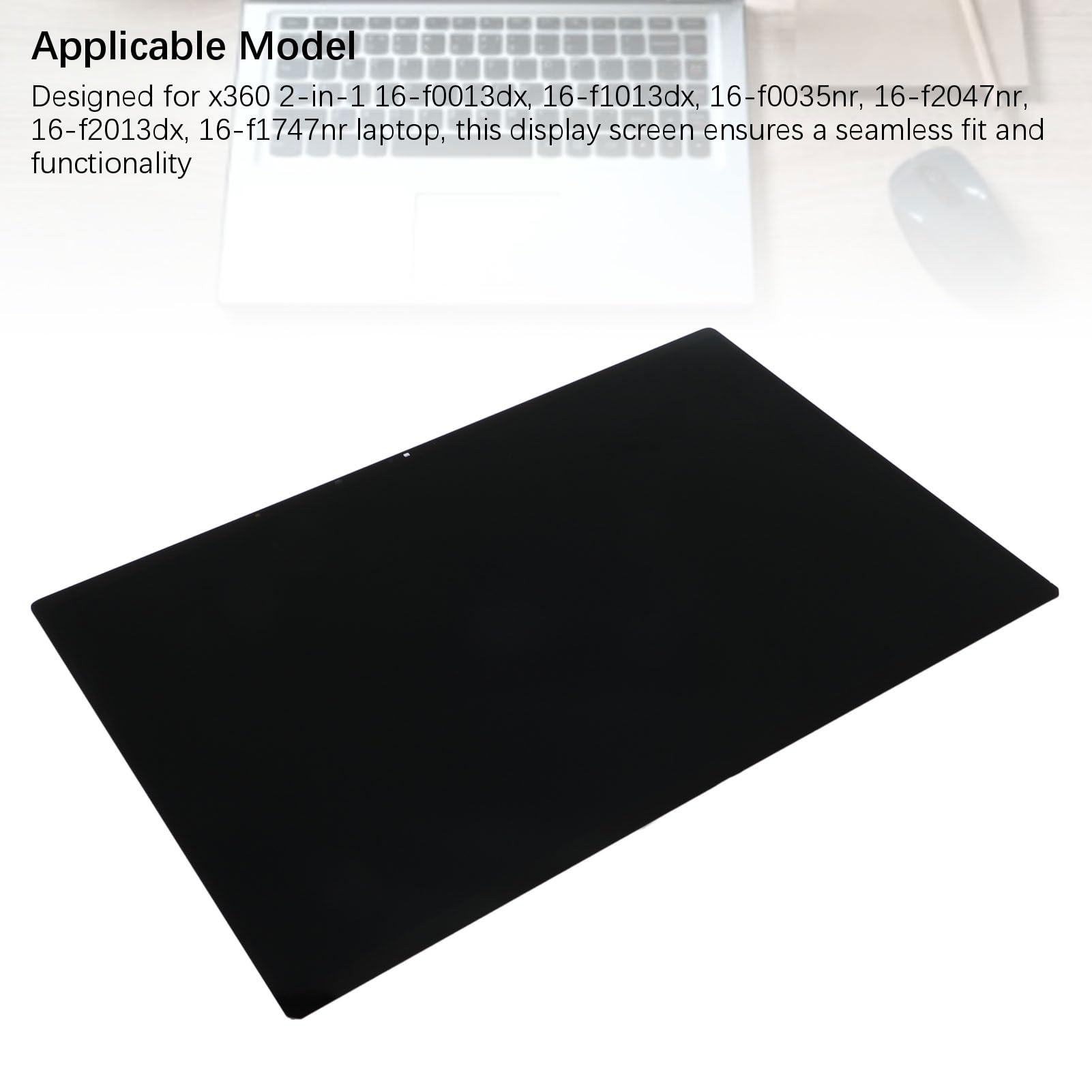 Jiawu Écran de Remplacement pour Ordinateur Portable 16 Pouces, Couleur Vive OLED 3072x1920 pour X360 2-en-1, adapté aux Graphistes