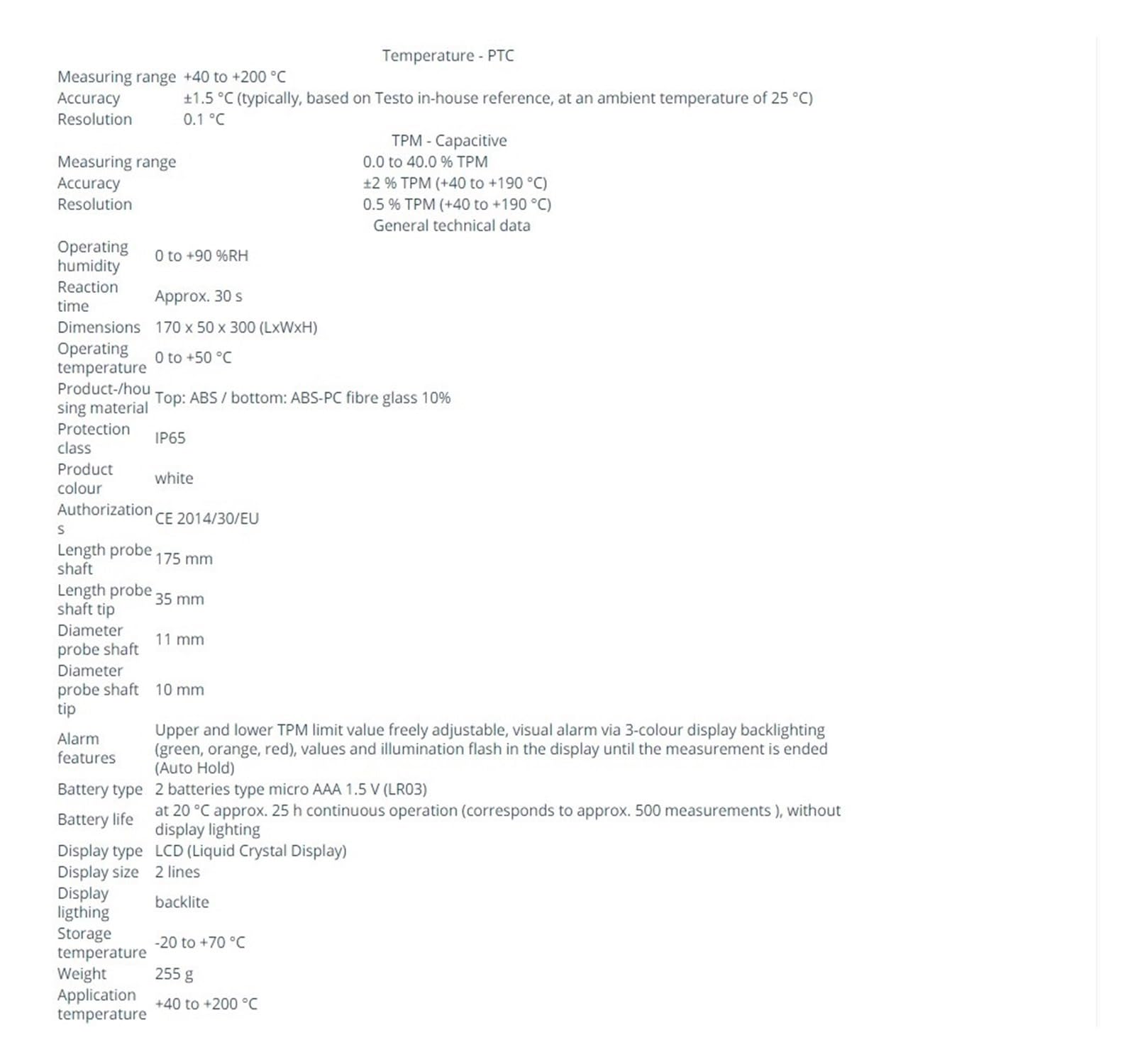 Dispositivo de medición de valores TPM for comprobar la calidad del aceite de cocina Para bricolaje
