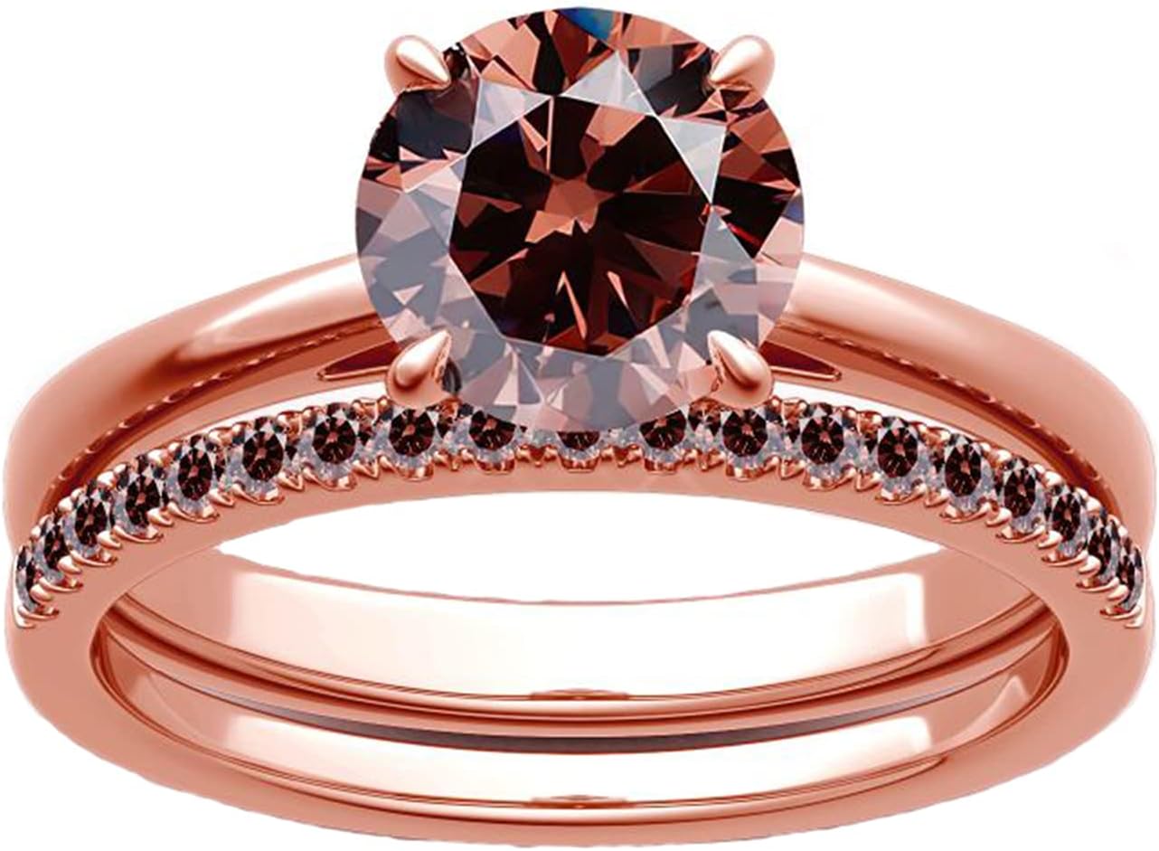 Jeulia 925 Sterling Silver Ring Set Wedding Rings Engagement Rings for Women Anniversary Promise Ring Bridal Sets