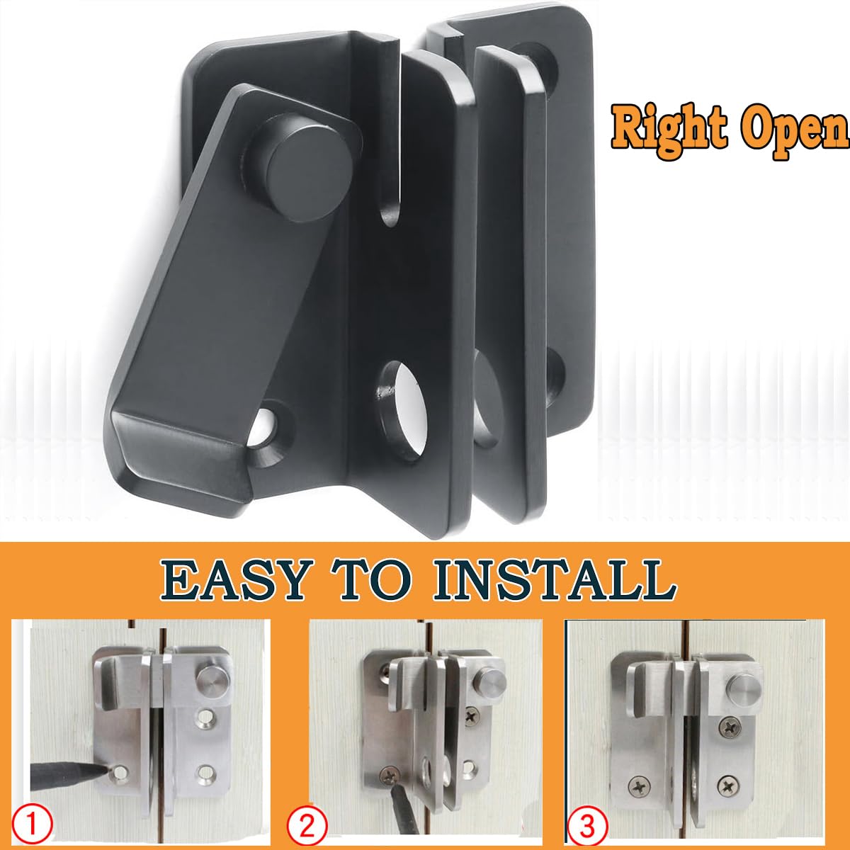 Chiavistello Con Serratura In Acciaio Inox - Per Porte, Cancelli E Armadi - Foto 10