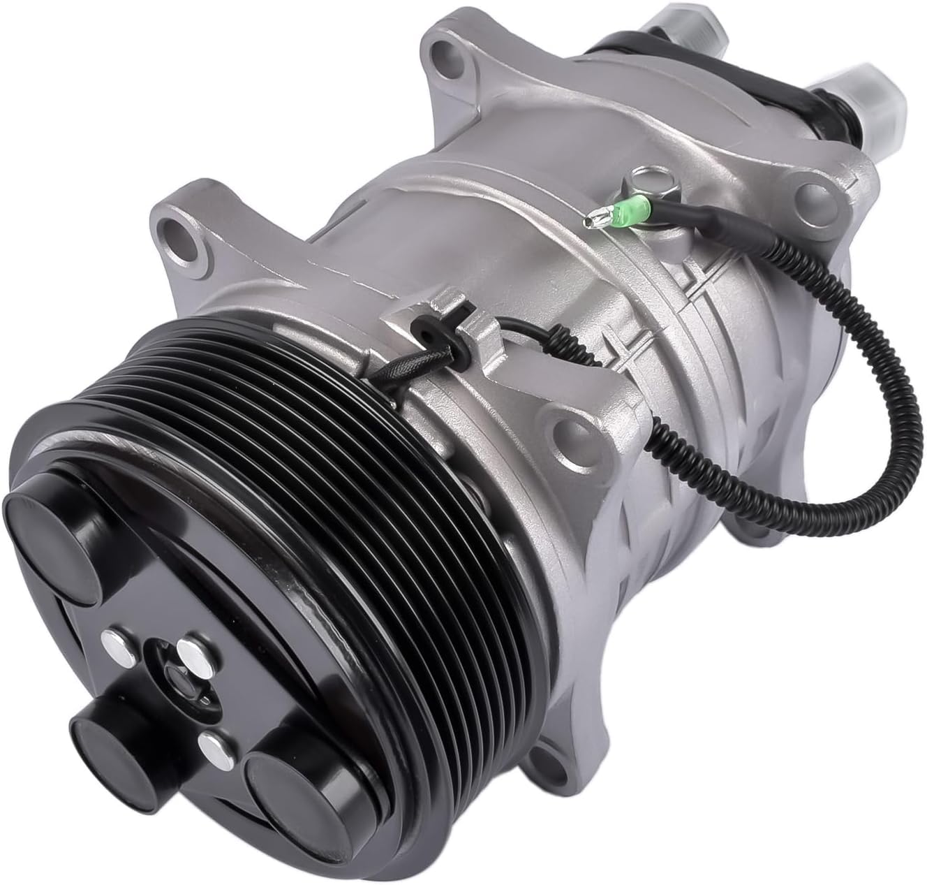 Photo 1 of A/C Compressor w/Clutch Fit for Thermo King TM15 102-580 102-1018 102-1004 Air Conditioning Compressor with Clutch for 103-55122