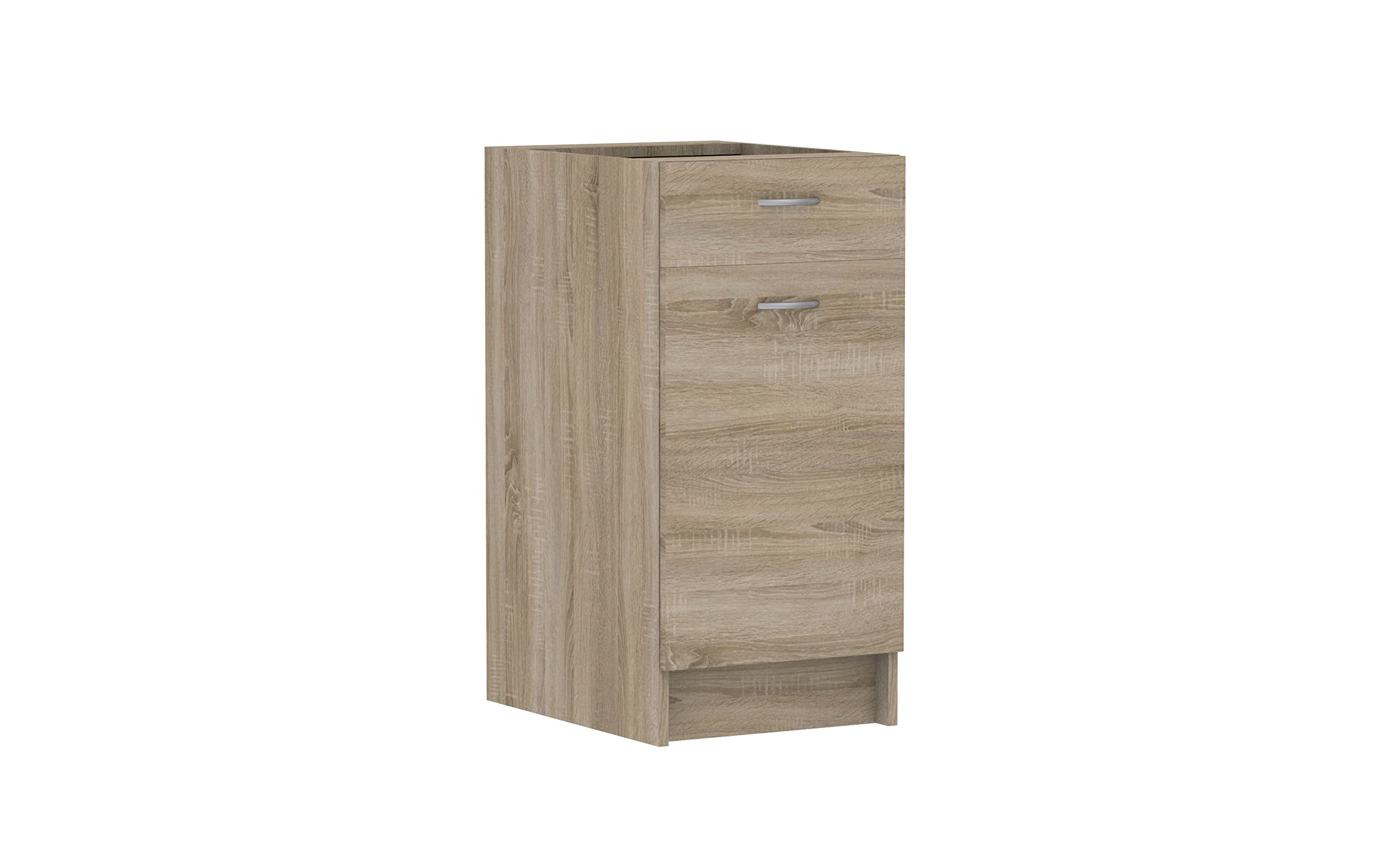 Cocina Completa L 180cm 5 Elementos Color Roble Sonoma con encimera incluida Mila