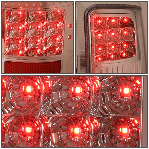 Image of DNA MOTORING TL-GMCSIE07-LED-CH-CL LED Tail Light Assembly Driver & Passenger Side [Compatible with 07-14 GMC Sierra 1500 2500HD 3500HD]