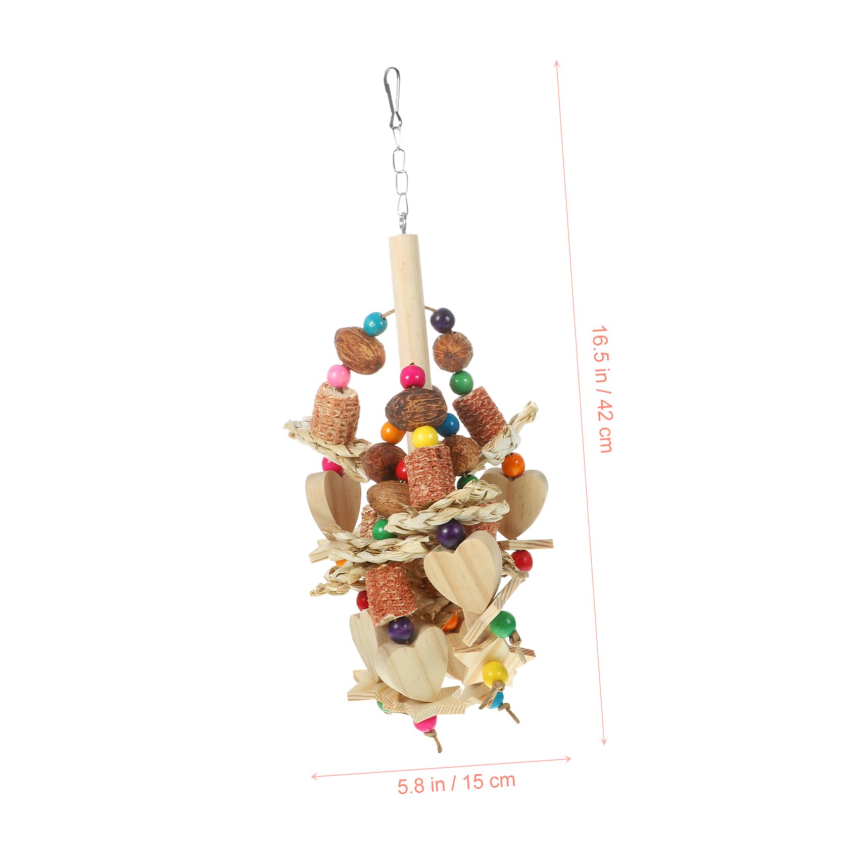 Kauspielzeug Zugspielzeug Holzspielset Holzspielzeug Vogelschredderspielzeug Vogelspielzeug Vogelpapageienspielzeug Vogelschaukel Hängendes Vogelspielzeug Maiskolben Die Schaukel P