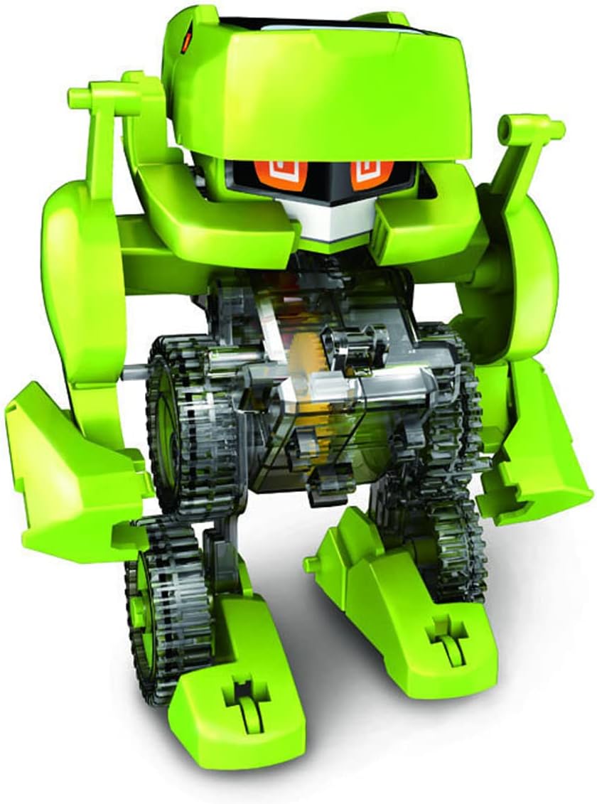OWI Inc Robotics T4 Transforming Solar Robot, Solar Powered Energy Kit for Kids, 4 Robots in 1, Educational STEM Birthday Kits Ages 8 and Up