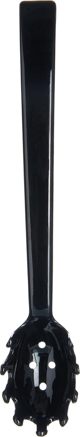 Carlisle FoodService Products CFS 435503 Plastic Buffet Pasta Forks, 9-1/2", Black (Pack of 12)