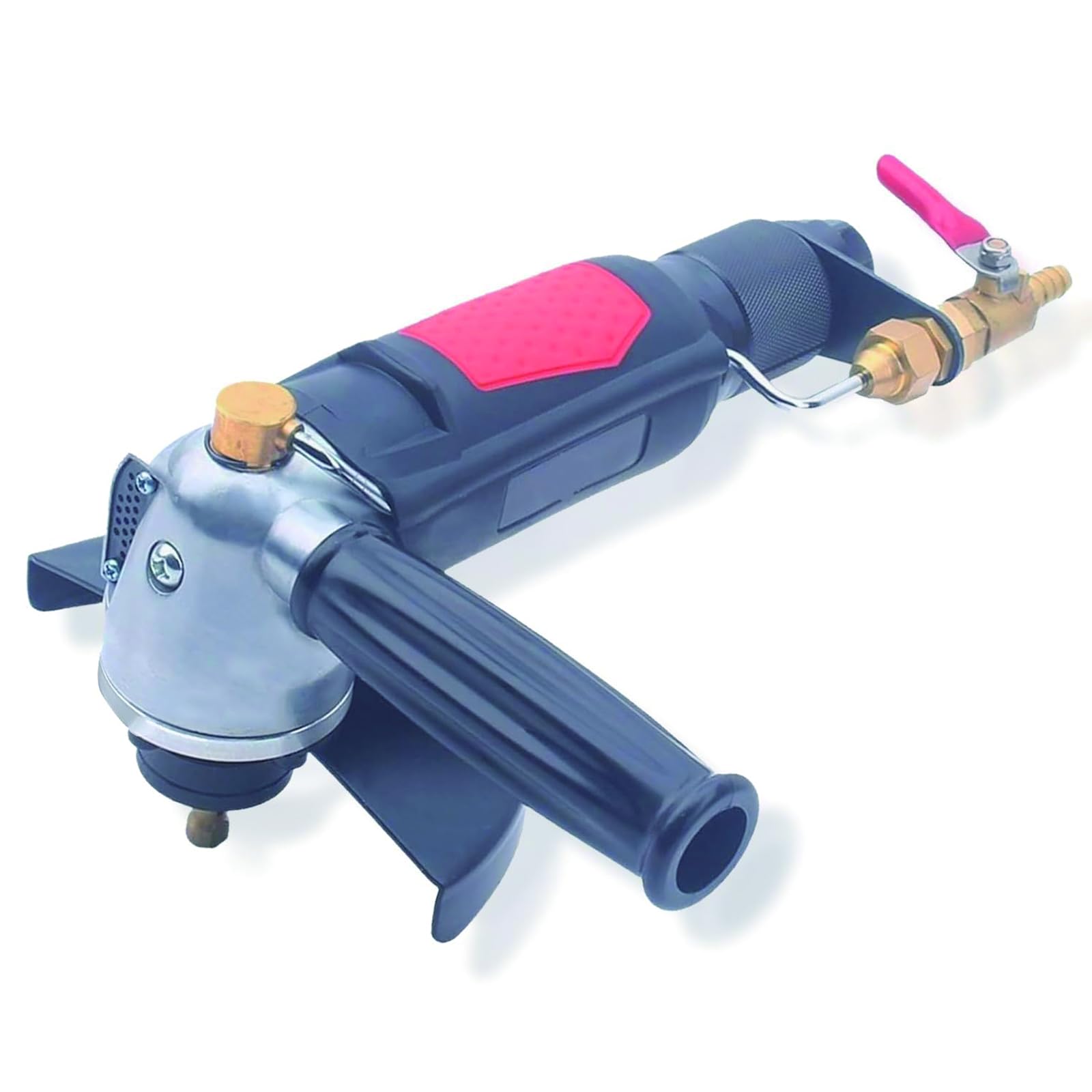 Pulidora húmeda de 125 mm, amoladora angular neumática, 5500 rpm, máquina de corte y pulido alimentada por agua para granito, mármol, hormigón y metal