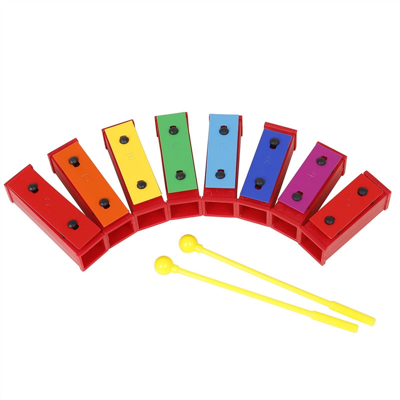 Percussão Musical Strumento A Percussione A Colori Indipendente In Mattoni A 8 Toni Che Bussa A Mano Per Pianoforte Musica Illuminazione Portatile Scatola Portatile Piccolo Carillon Xilofoni