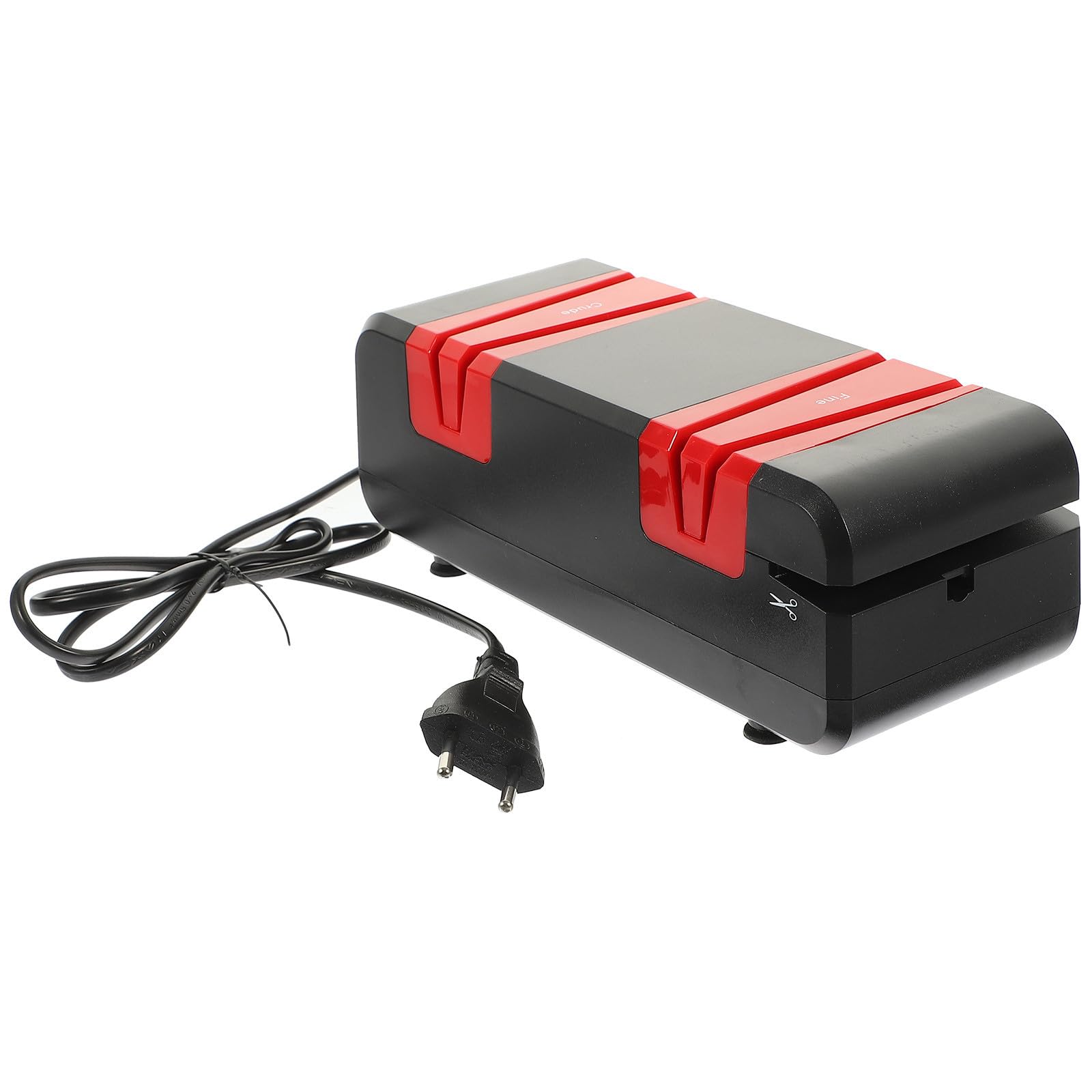 Aiguiseur de Couteaux Électrique, Affûteur de Ciseaux, 60w, Abs, Cuivre, Noir, pour Couteaux à Steak Cuisine, Brosse