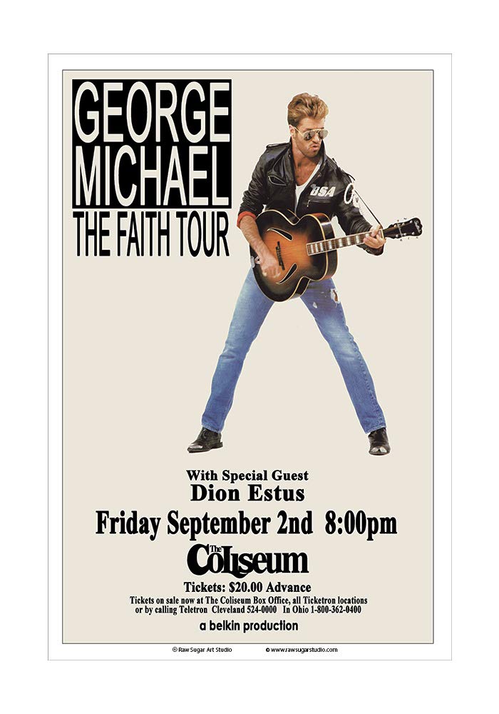 Amazon.com: Raw Sugar Art Studio George Michael 1988