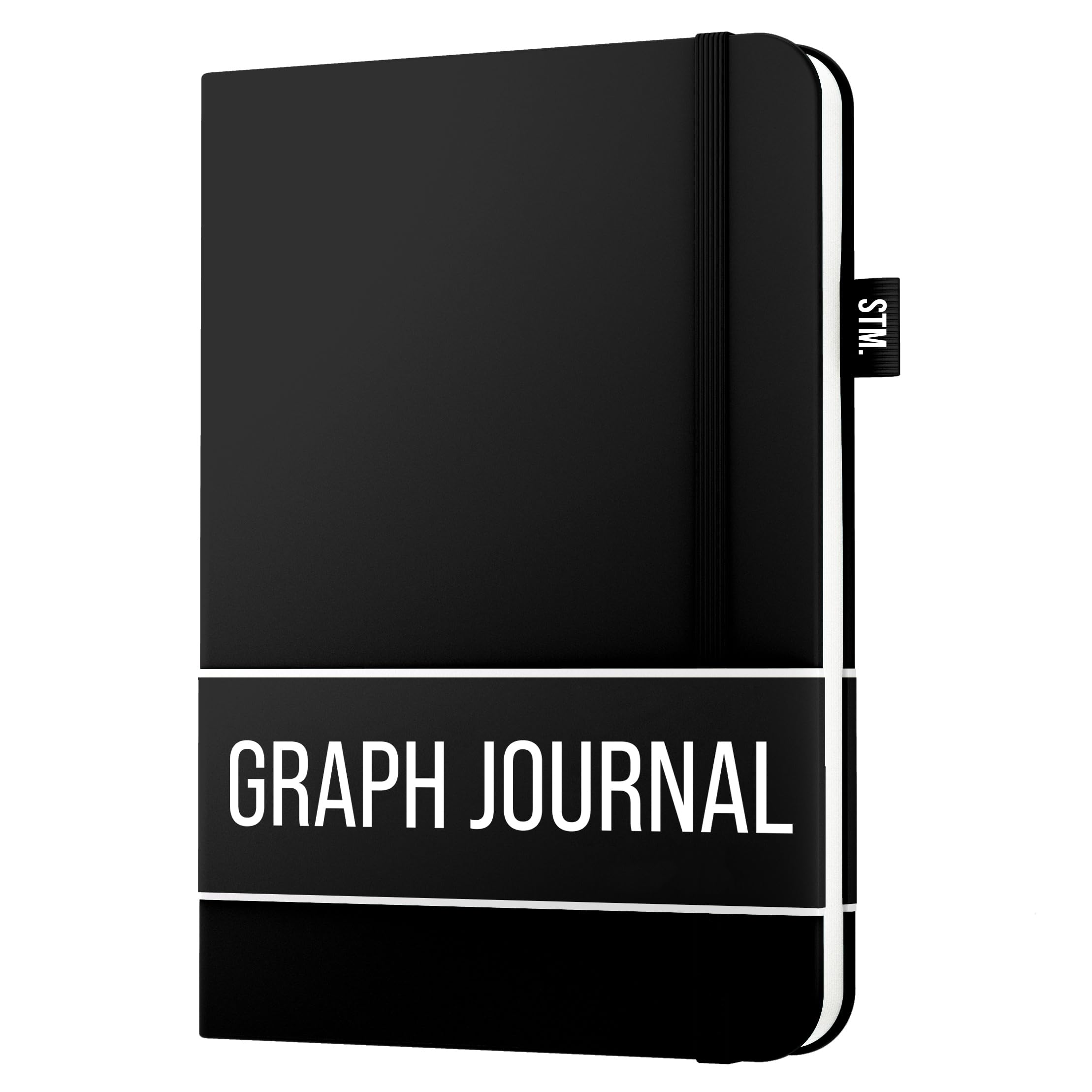 Graph paper Notebook for writing | 150 pages A5 Squared notebook, 120gsm Thick Paper with Sticky Notes, pen holder, band, (V) leather hard cover| Scribbles That Matter graph notebook, 5.75x8.2 inches